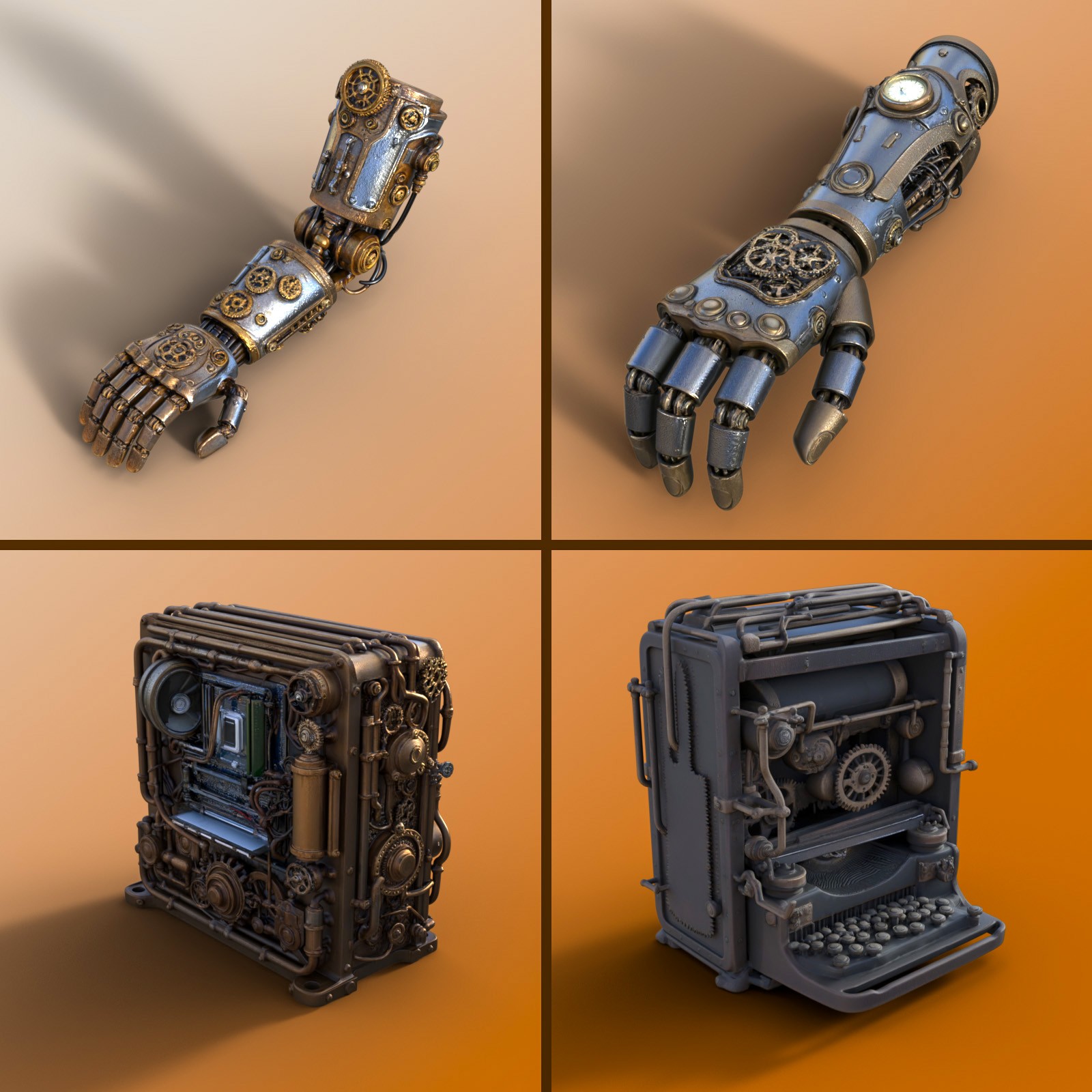 Steampunk Gadgets 1 by N/A