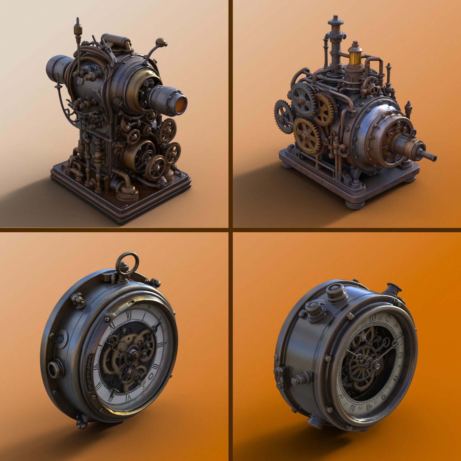 Steampunk Gadgets 1 by N/A