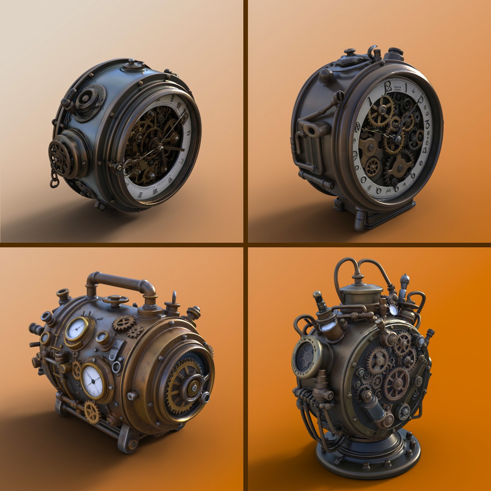 Steampunk Gadgets 1 by N/A