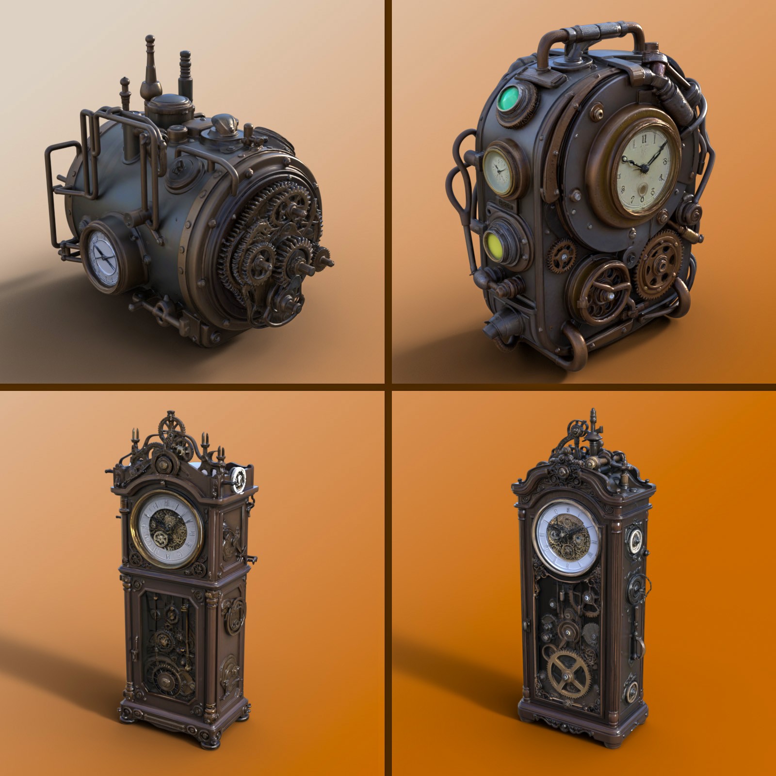 Steampunk Gadgets 1 by N/A