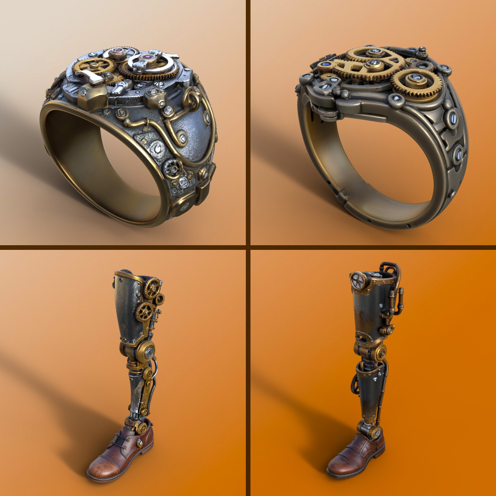 Steampunk Gadgets 1 by N/A