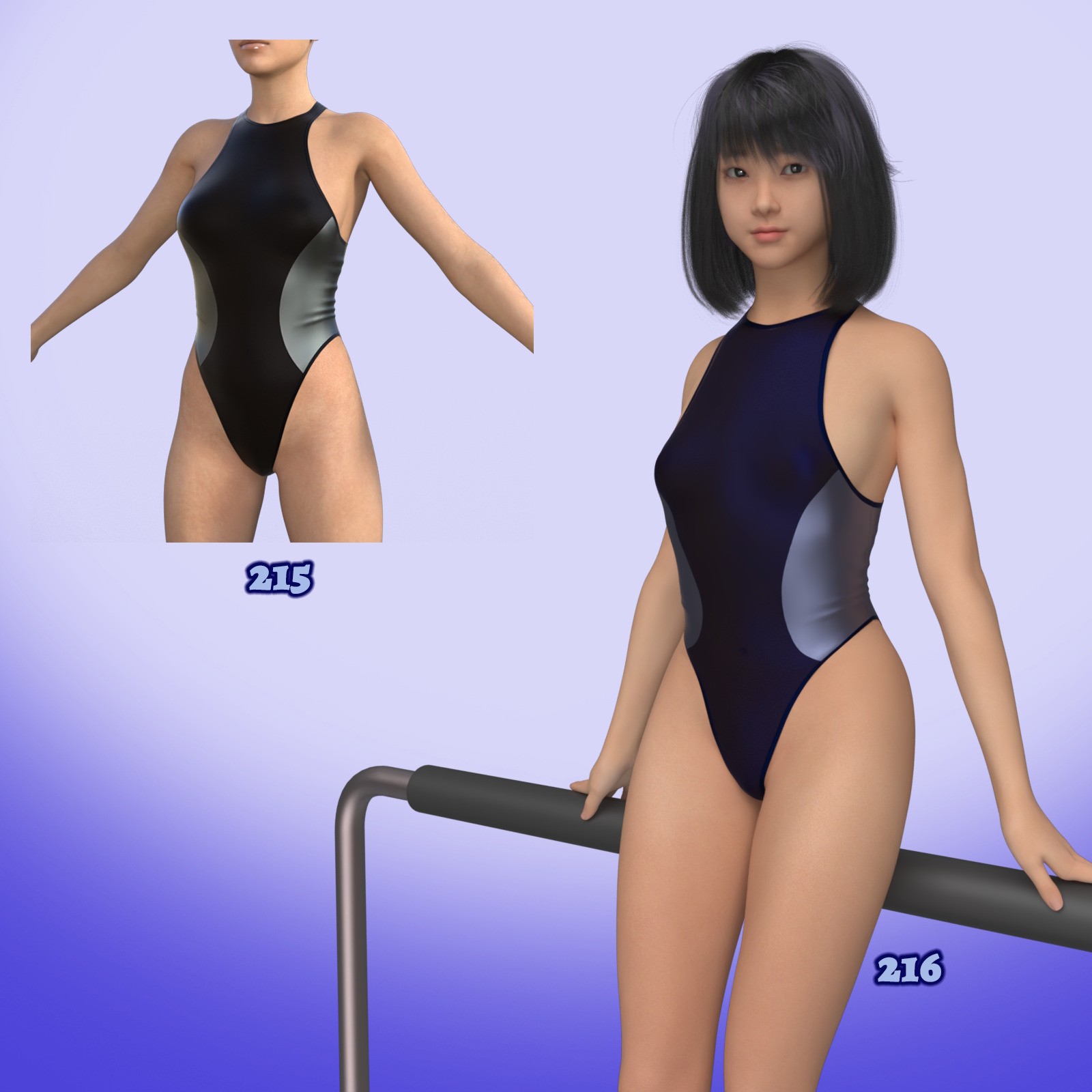 X7 Materials for Lucia One-Piece 2 by N/A