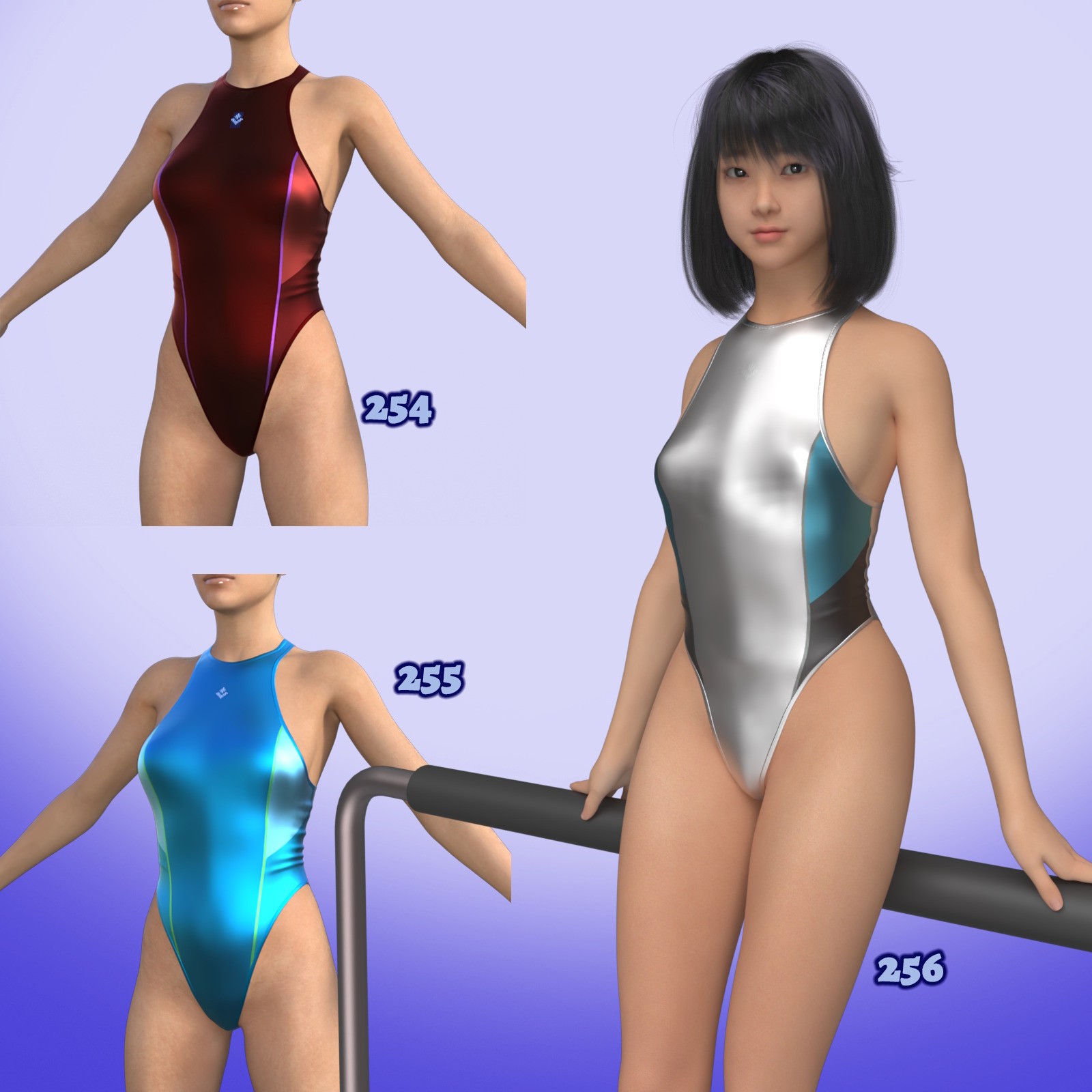 X7 Materials for Lucia One-Piece 2 by N/A