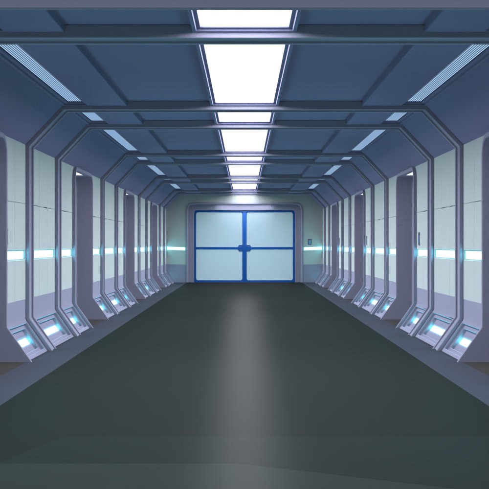 Wilbur Hallway for Poser by N/A