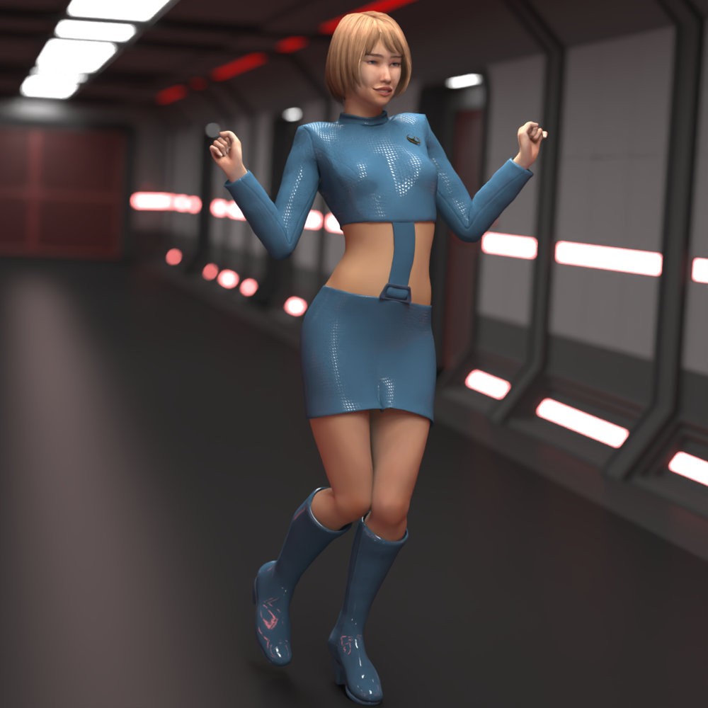 Wilbur Hallway for Poser by N/A