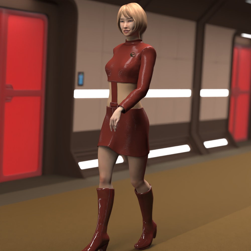 Wilbur Hallway for Poser by N/A