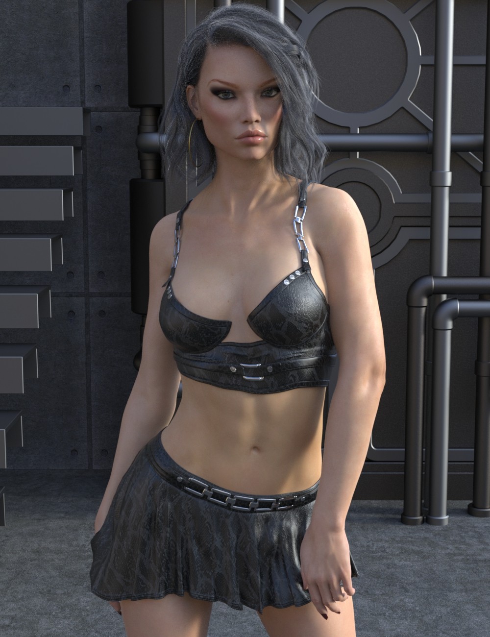 VERSUS - Este Leather for Genesis 8 and 8.1 Females by N/A