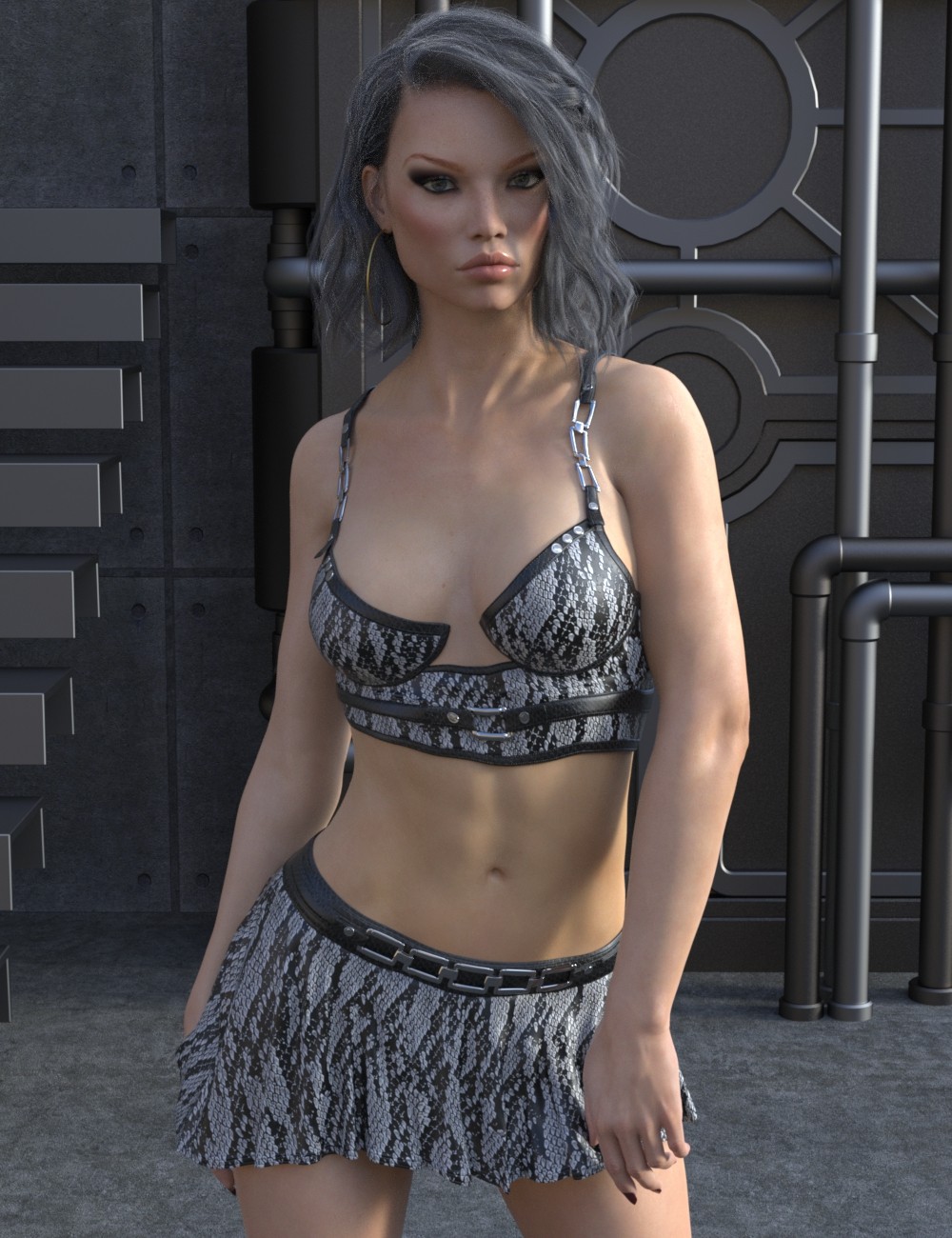 VERSUS - Este Leather for Genesis 8 and 8.1 Females by N/A