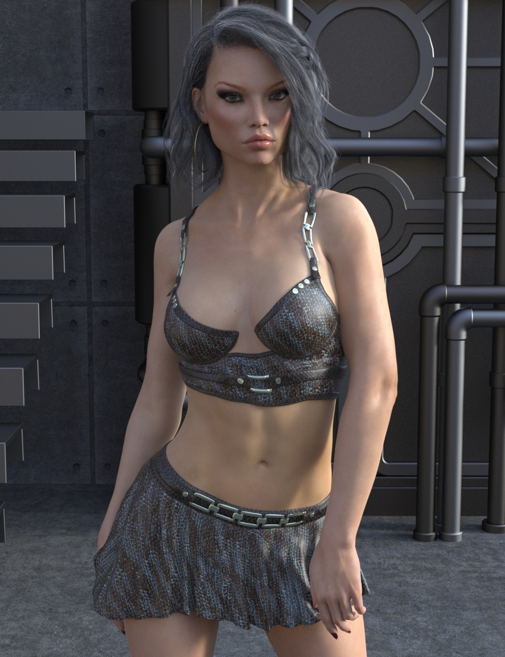 VERSUS - Este Leather for Genesis 8 and 8.1 Females by N/A