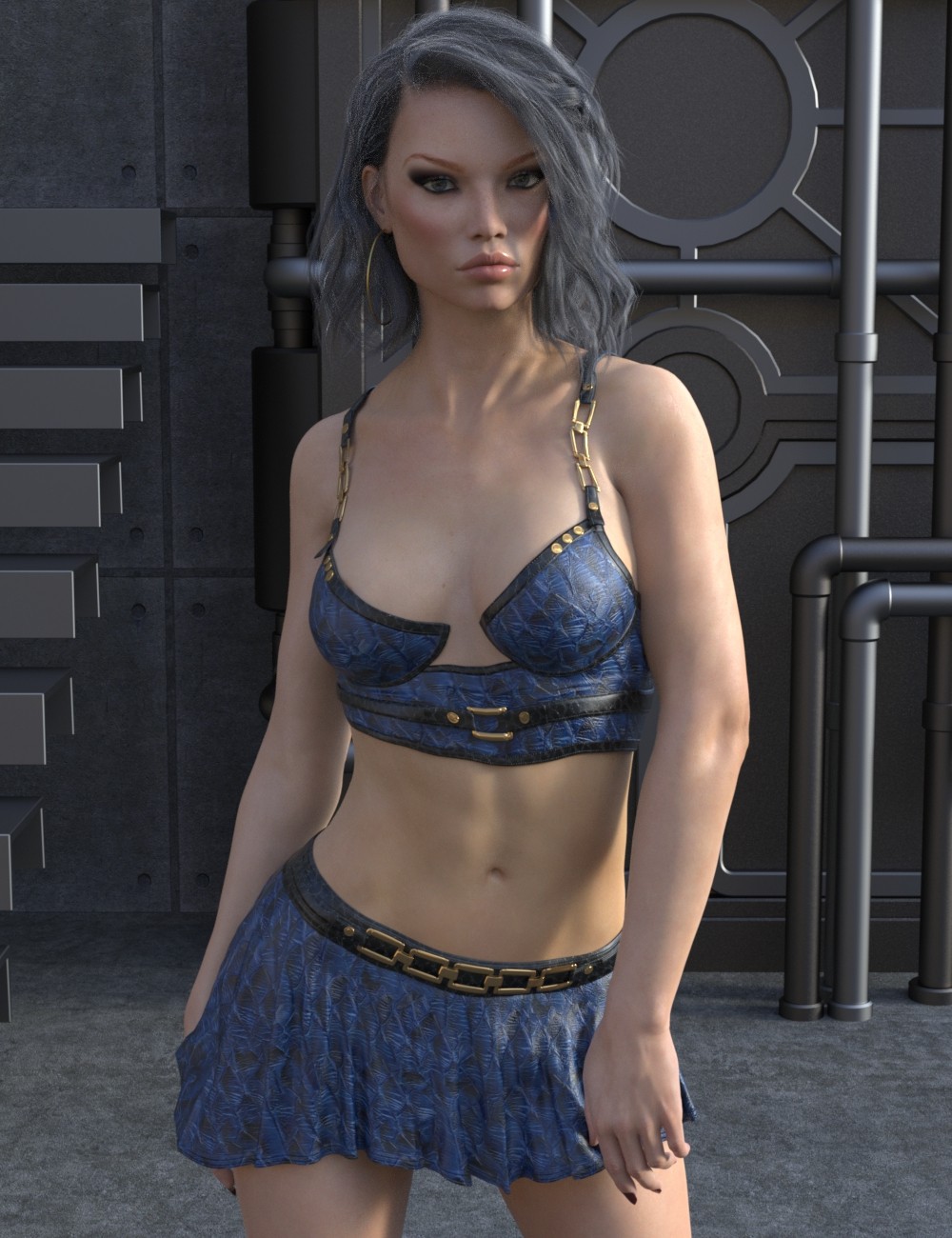 VERSUS - Este Leather for Genesis 8 and 8.1 Females by N/A