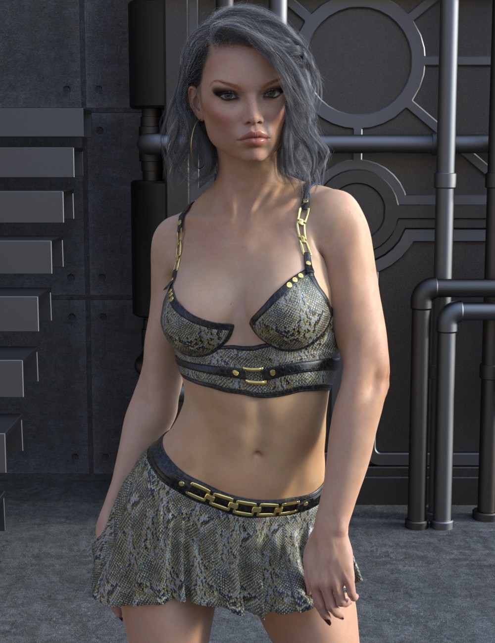VERSUS - Este Leather for Genesis 8 and 8.1 Females by N/A