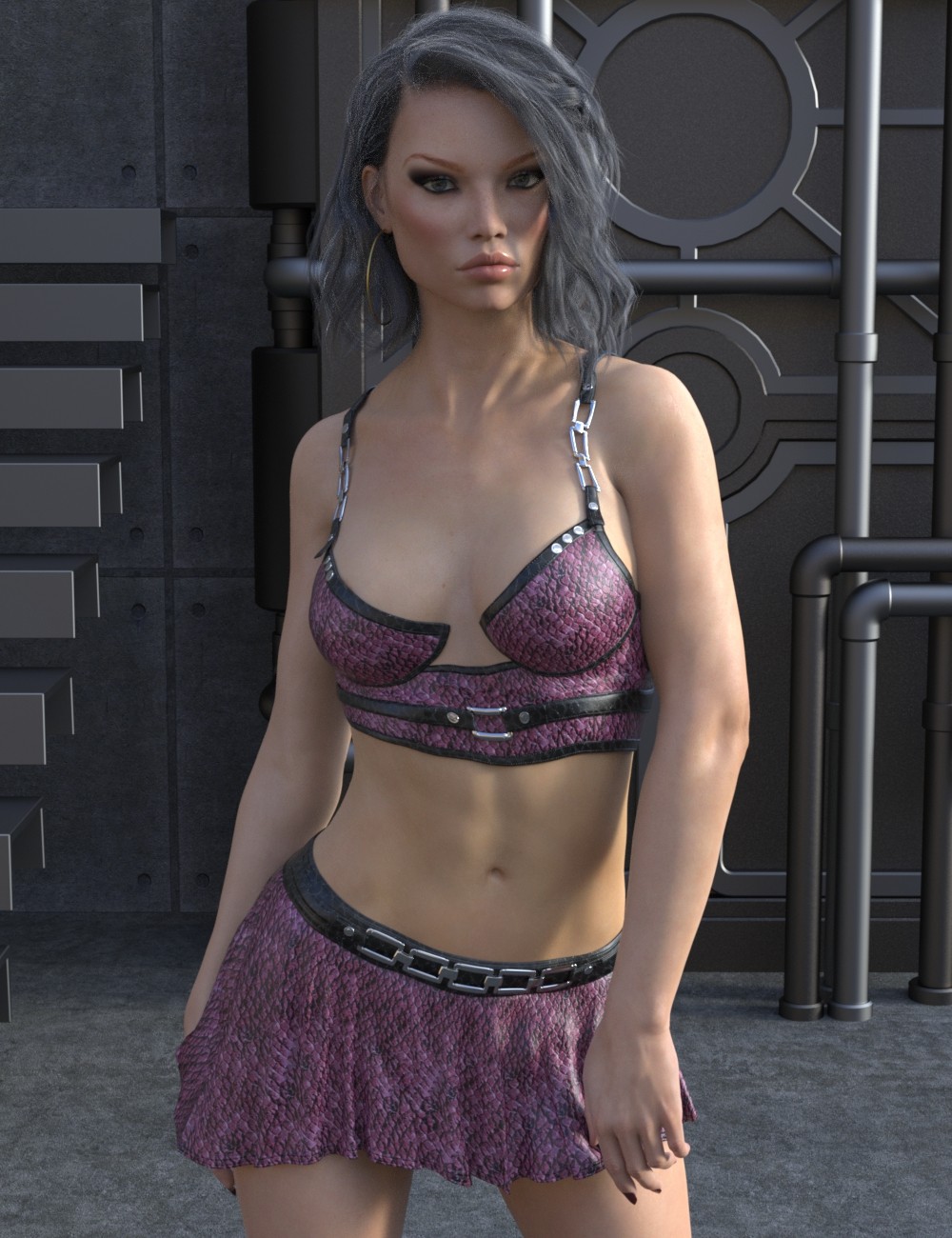 VERSUS - Este Leather for Genesis 8 and 8.1 Females by N/A