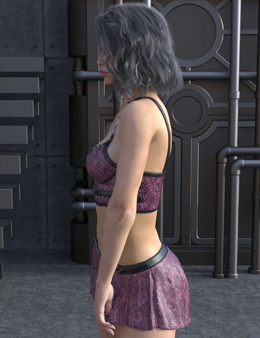 VERSUS - Este Leather for Genesis 8 and 8.1 Females by N/A