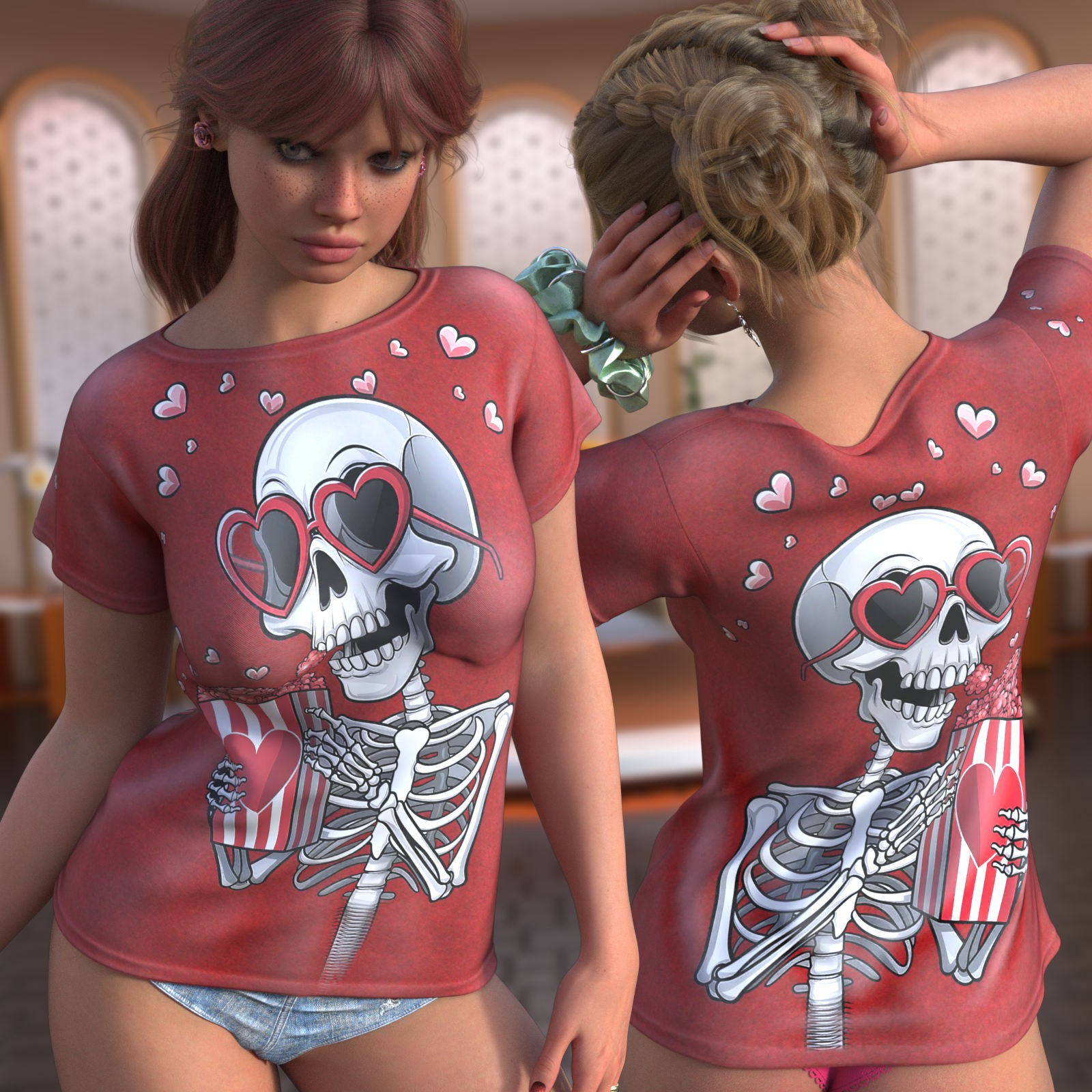DA-SweetHeart for dForce Nature Girl Tee Genesis 9 by Sveva by N/A