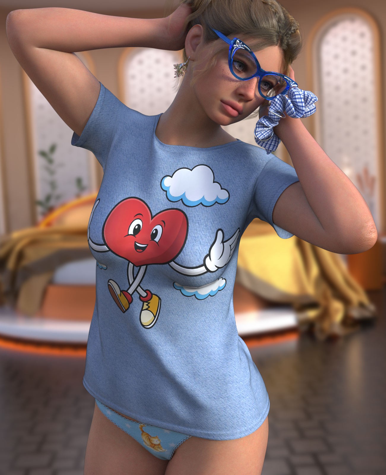 DA-SweetHeart for dForce Nature Girl Tee Genesis 9 by Sveva by N/A