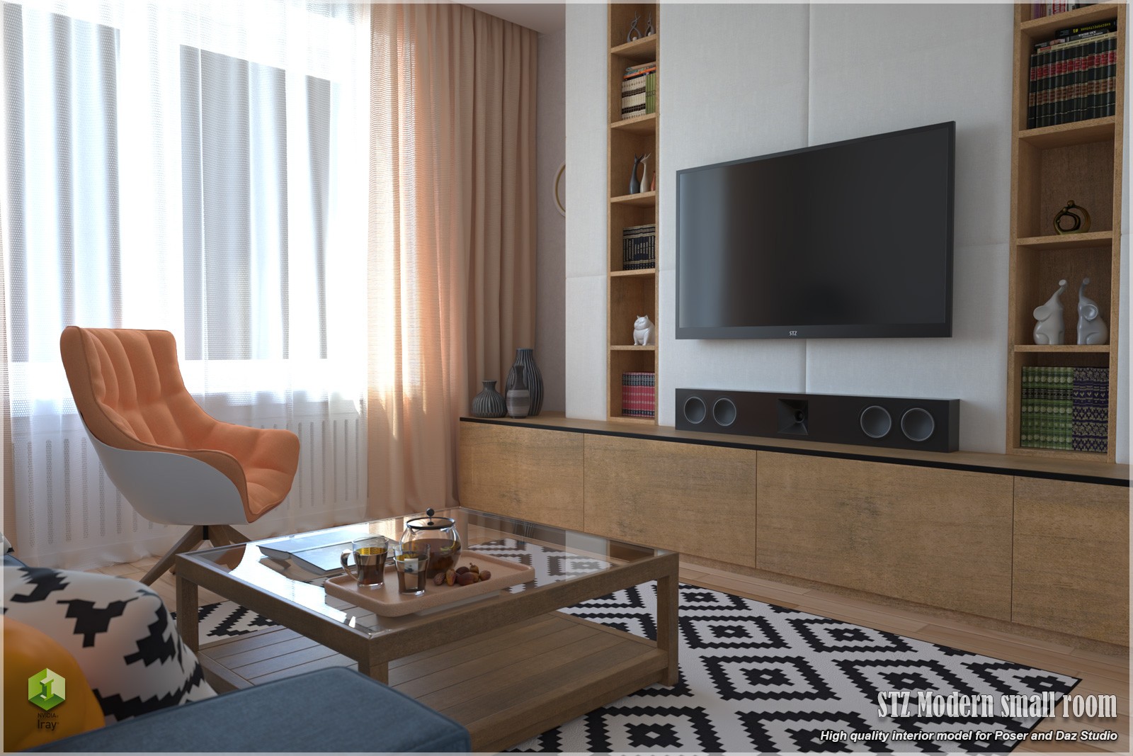STZ Modern small room by N/A