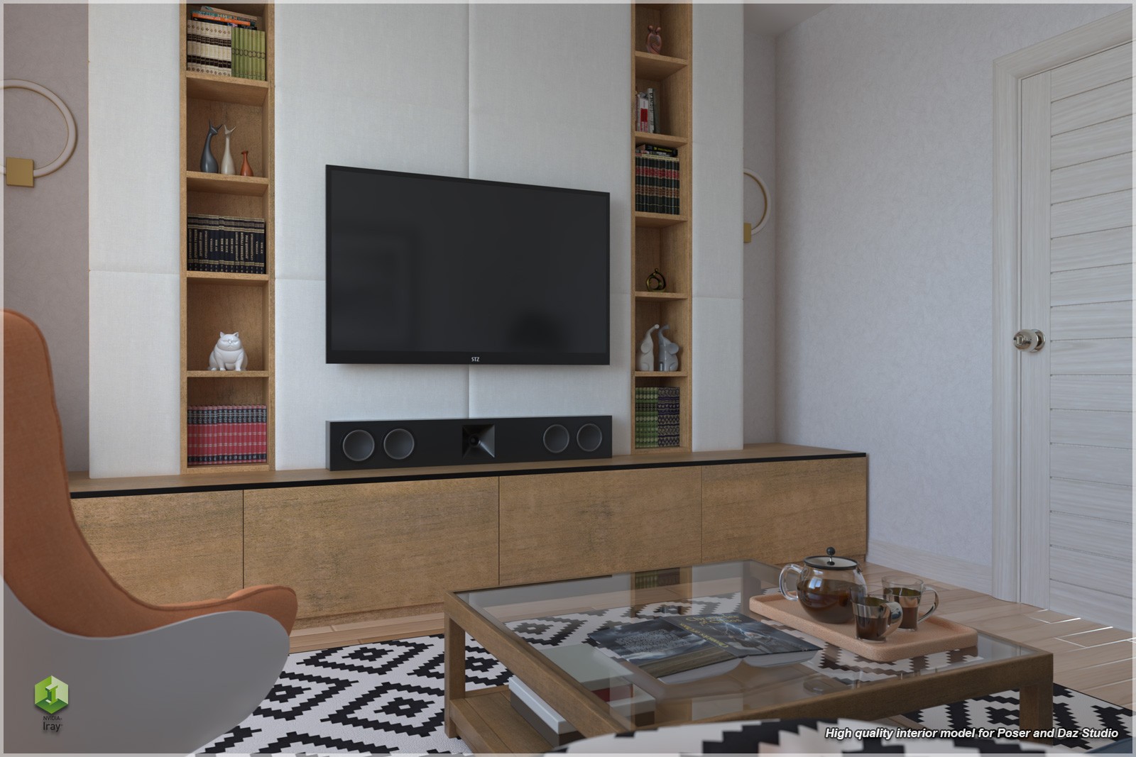 STZ Modern small room by N/A