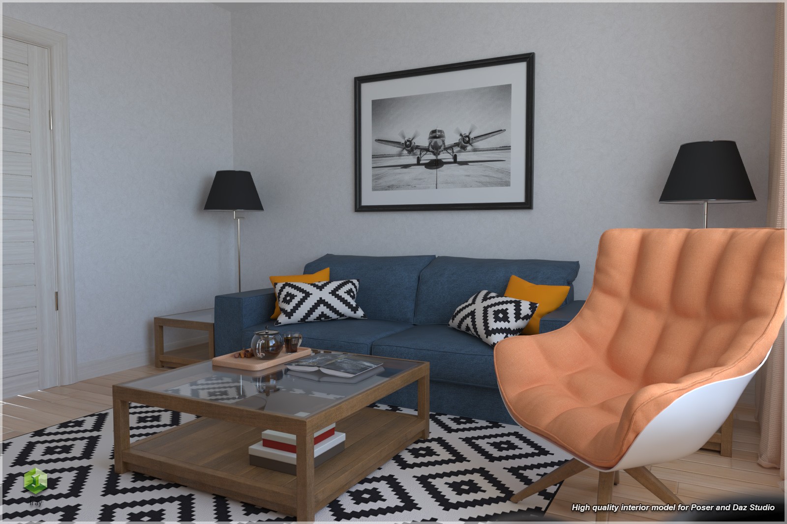 STZ Modern small room by N/A