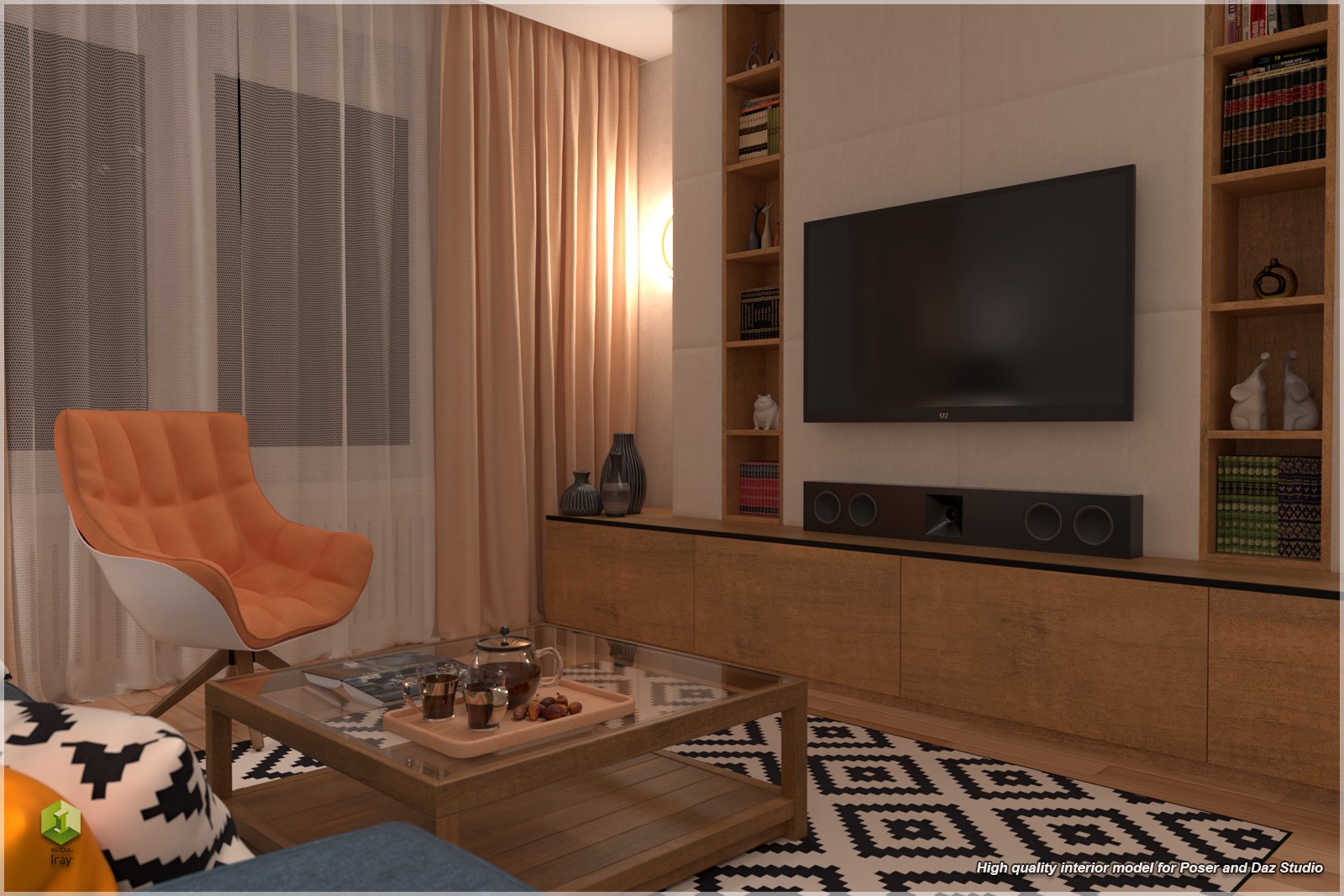 STZ Modern small room by N/A