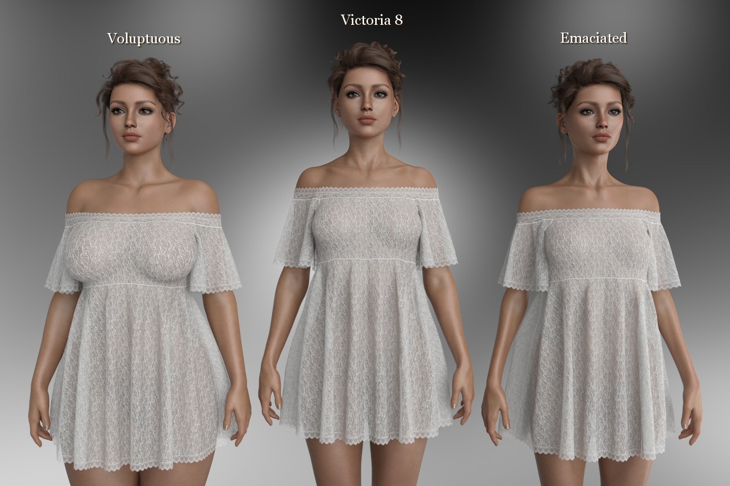 dForce - Pippa Dress for Genesis 8 Female by N/A