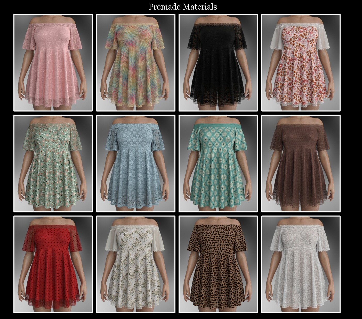 dForce - Pippa Dress for Genesis 8 Female by N/A