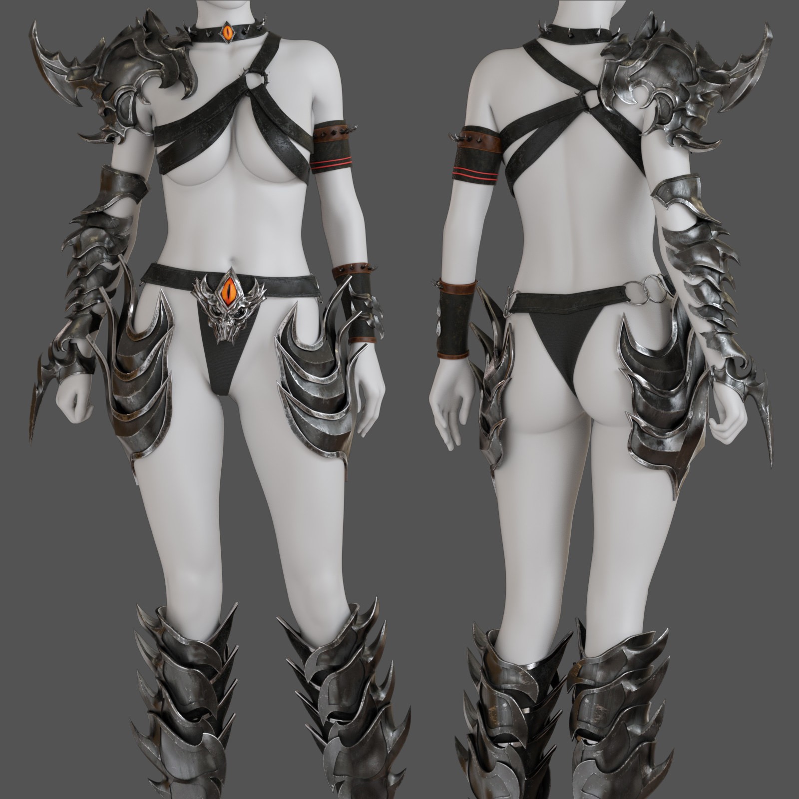 Exnem Barbarian for Genesis 8 Female by N/A