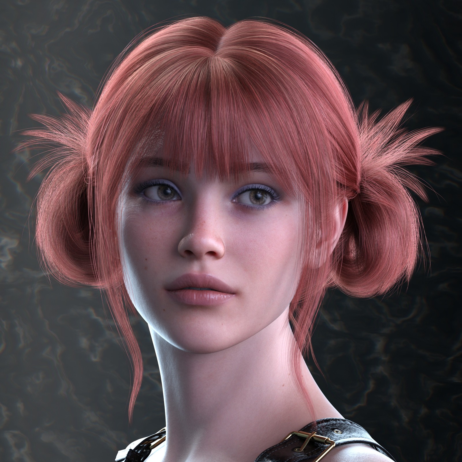 ALO Voula Hair for Genesis 9, 8 and 8.1 Females by N/A