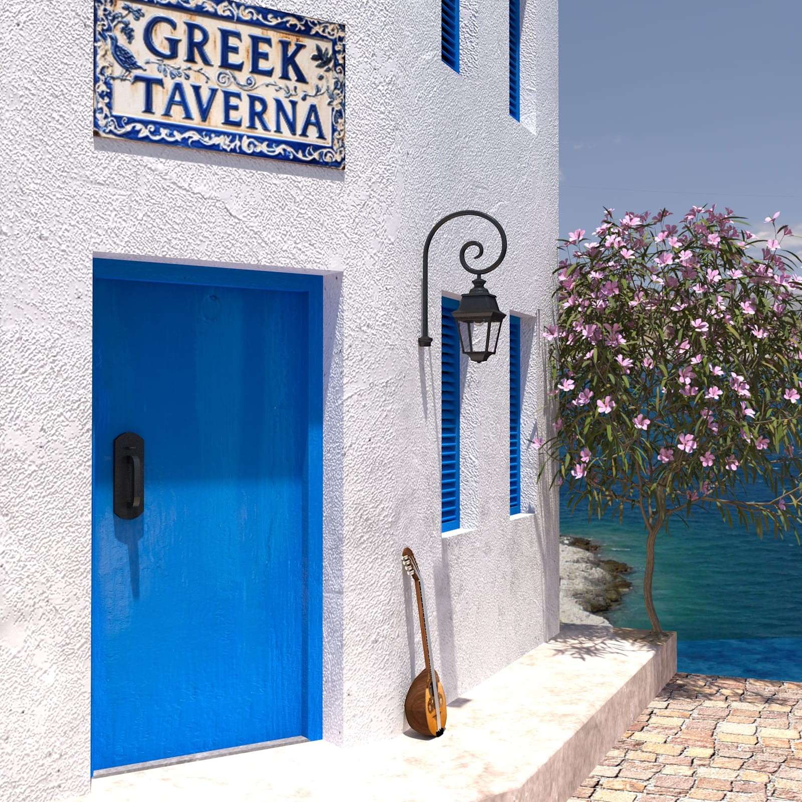 Greek Harbour for Poser by N/A