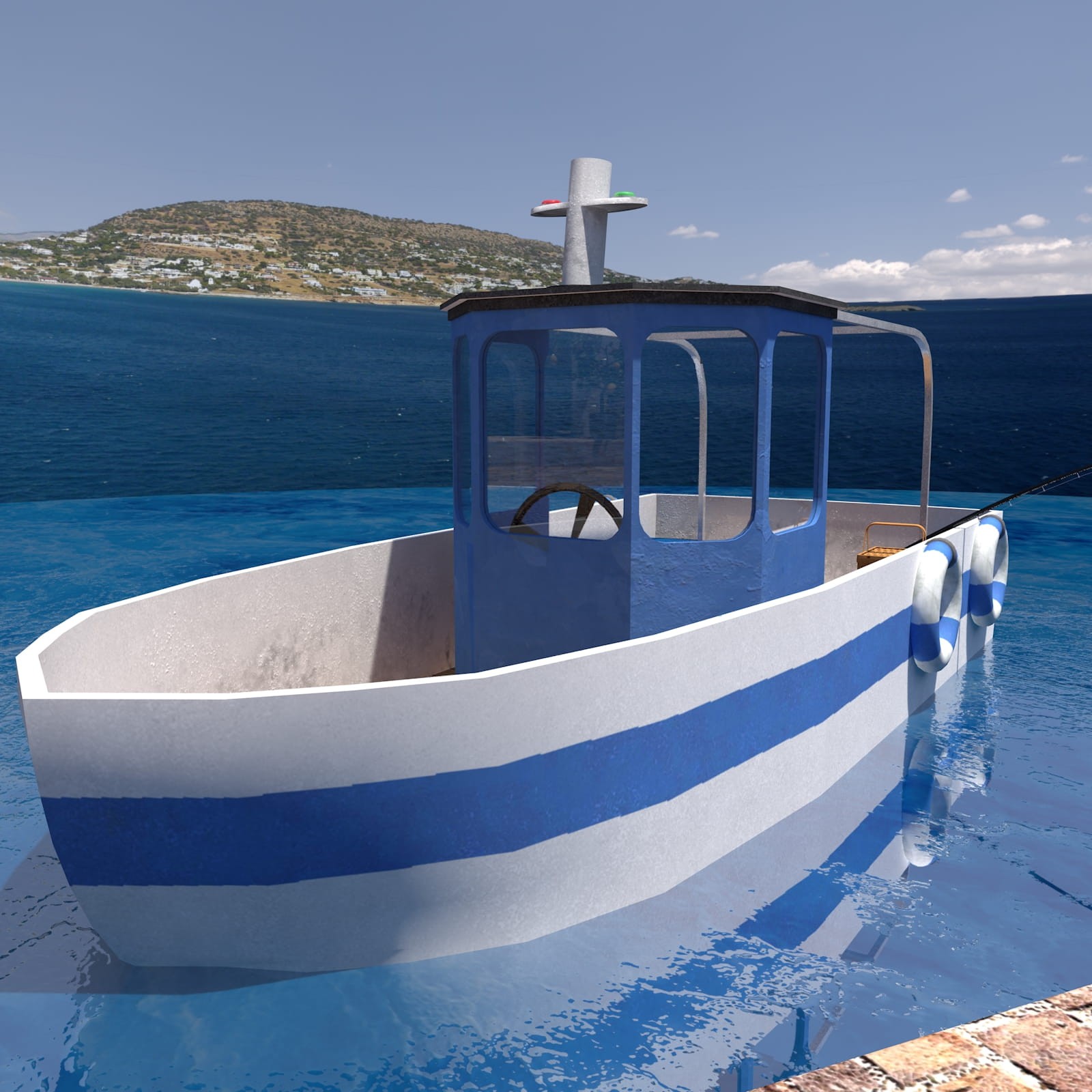 Greek Harbour for Poser by N/A