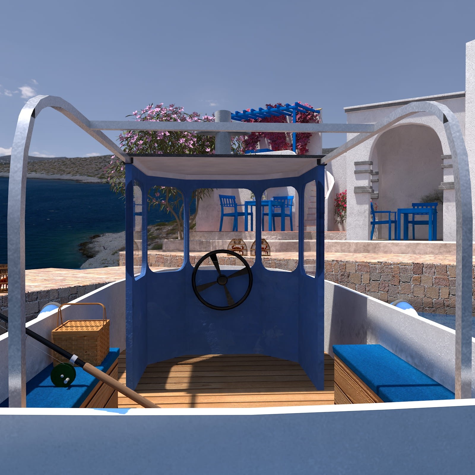 Greek Harbour for Poser by N/A