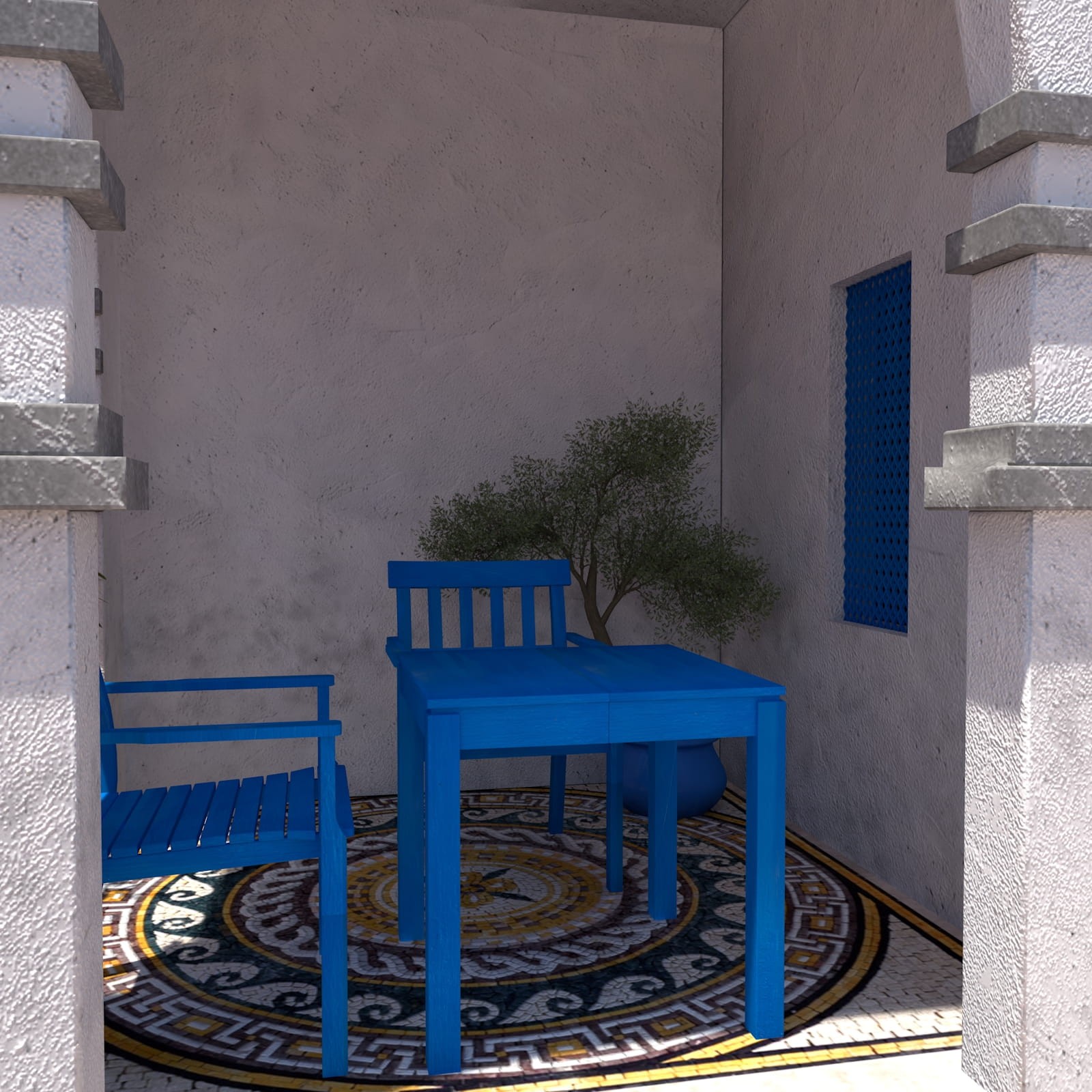 Greek Harbour for Daz Studio by N/A
