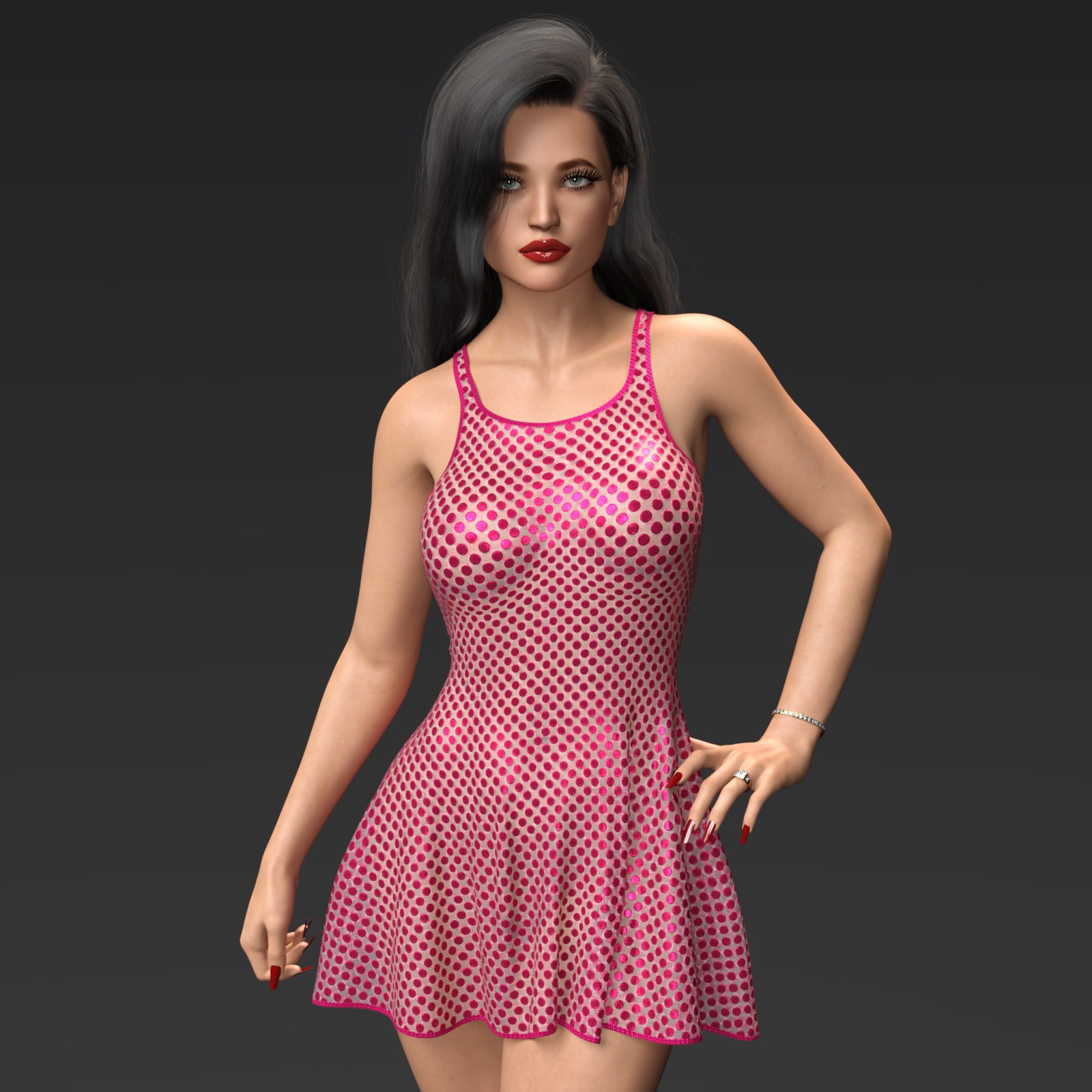 Fashion Flirty Tank Dress G8F-G8.1F by N/A