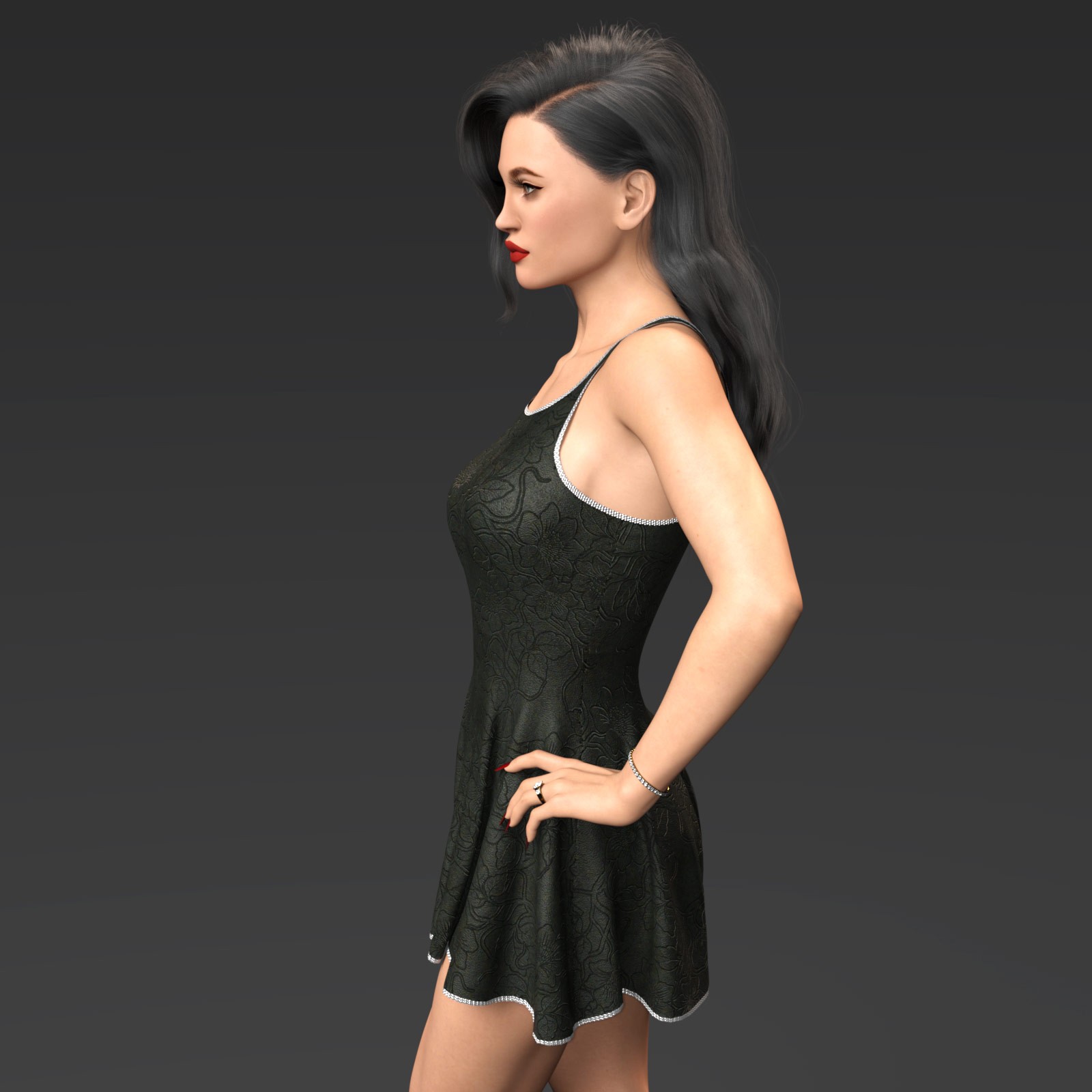 Fashion Flirty Tank Dress G8F-G8.1F by N/A