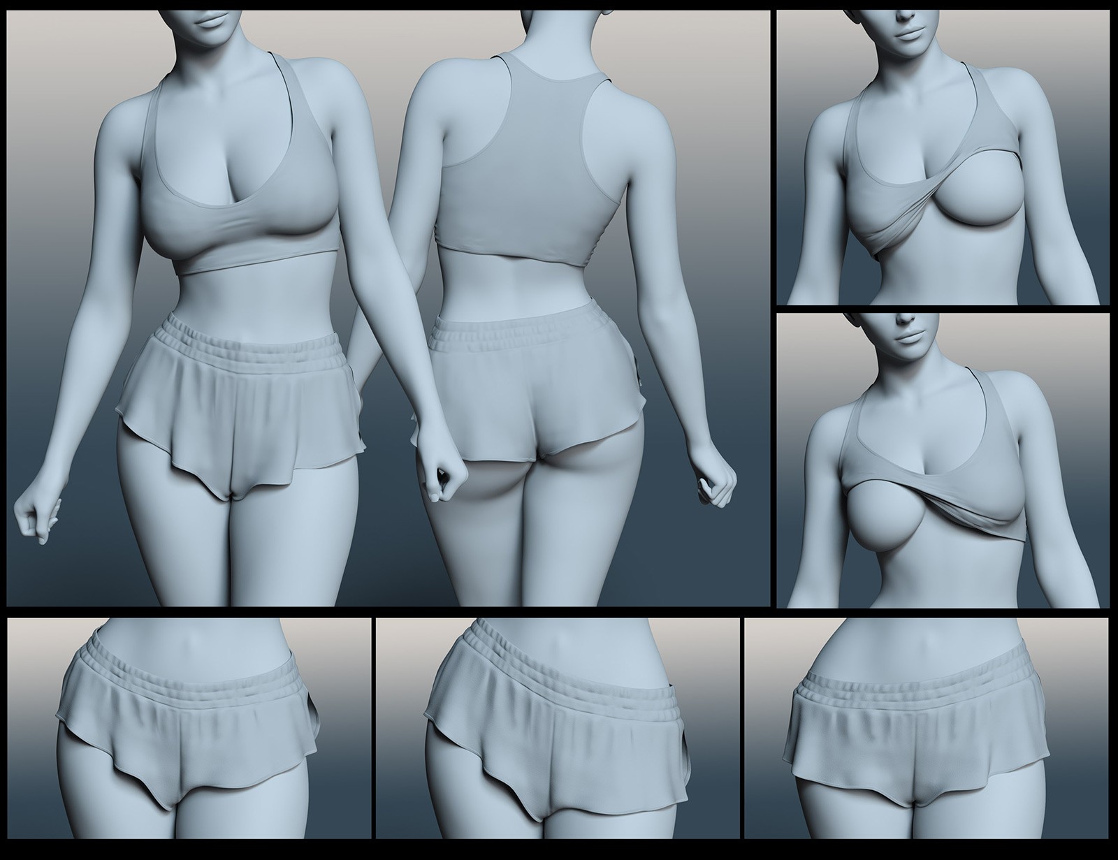 Frankie PJ's for the Genesis 9 Female by N/A