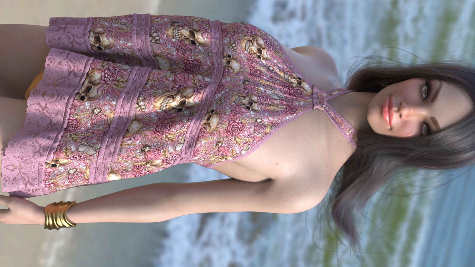 DA-Summer for dForce Harlow Halter for G8F & G9 by -Wolfie- by N/A