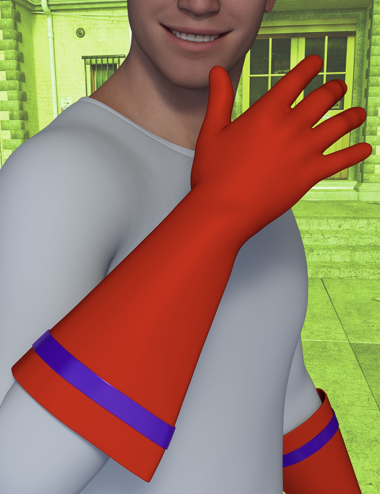 Flared Gloves 002 MMKBG9 by N/A