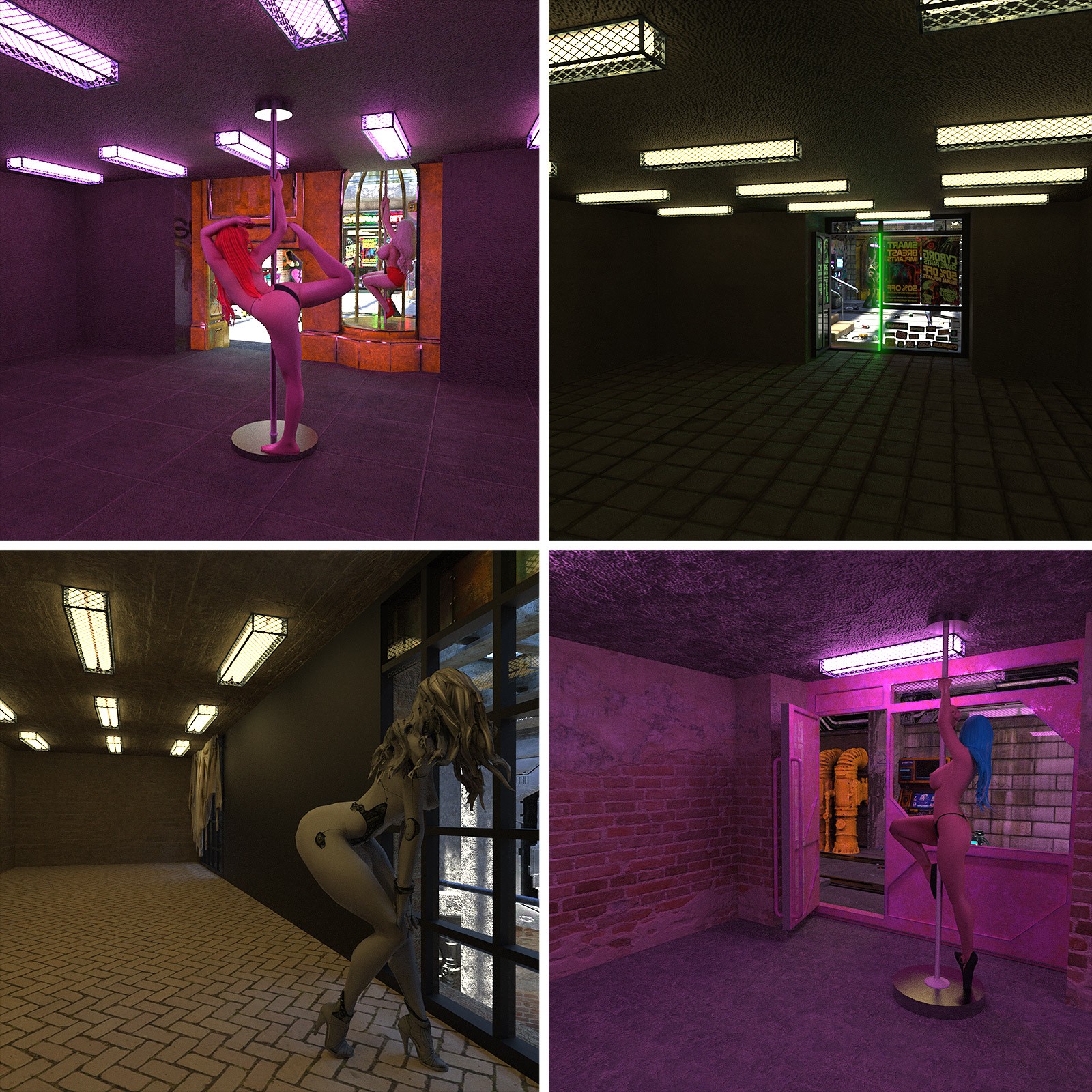 Cyberpunk Slums for Daz Studio by N/A