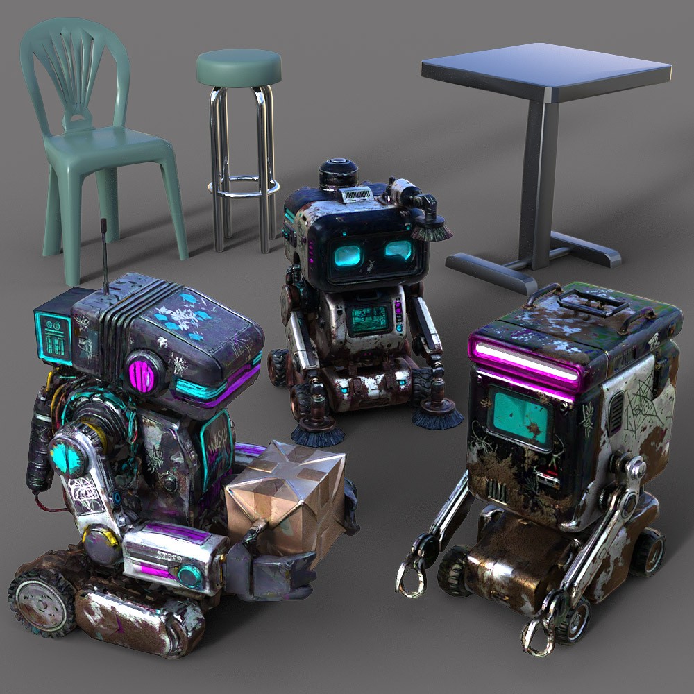 Cyberpunk Slums for Daz Studio by N/A
