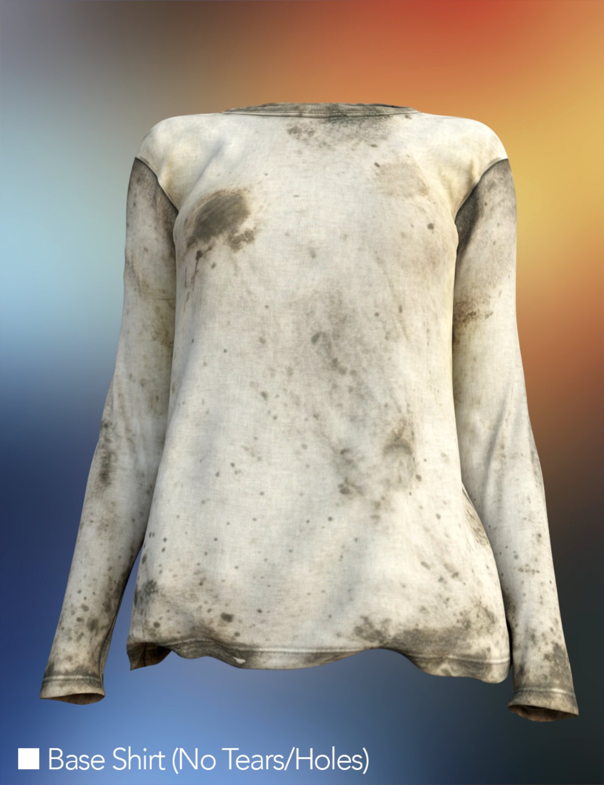 Last Days dForce Clothing for Genesis 9 (Long Shirt) by N/A