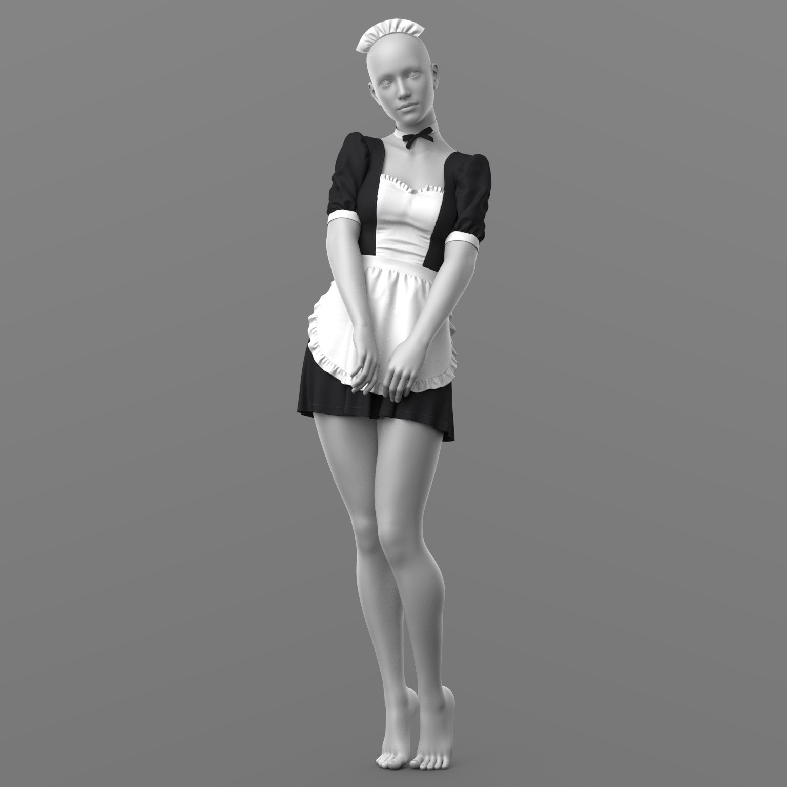 Maid Outfit G8 Female by N/A