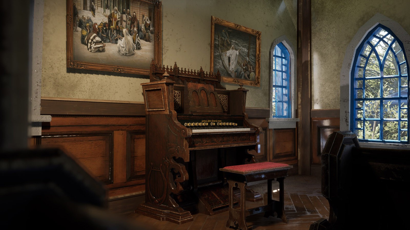 Country Church and Cemetery Pack by N/A