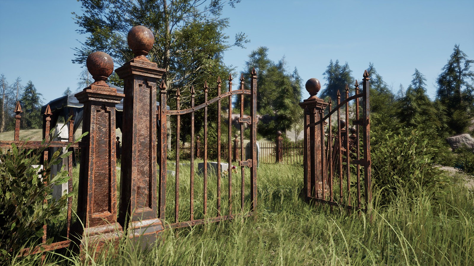 Country Church and Cemetery Pack by N/A