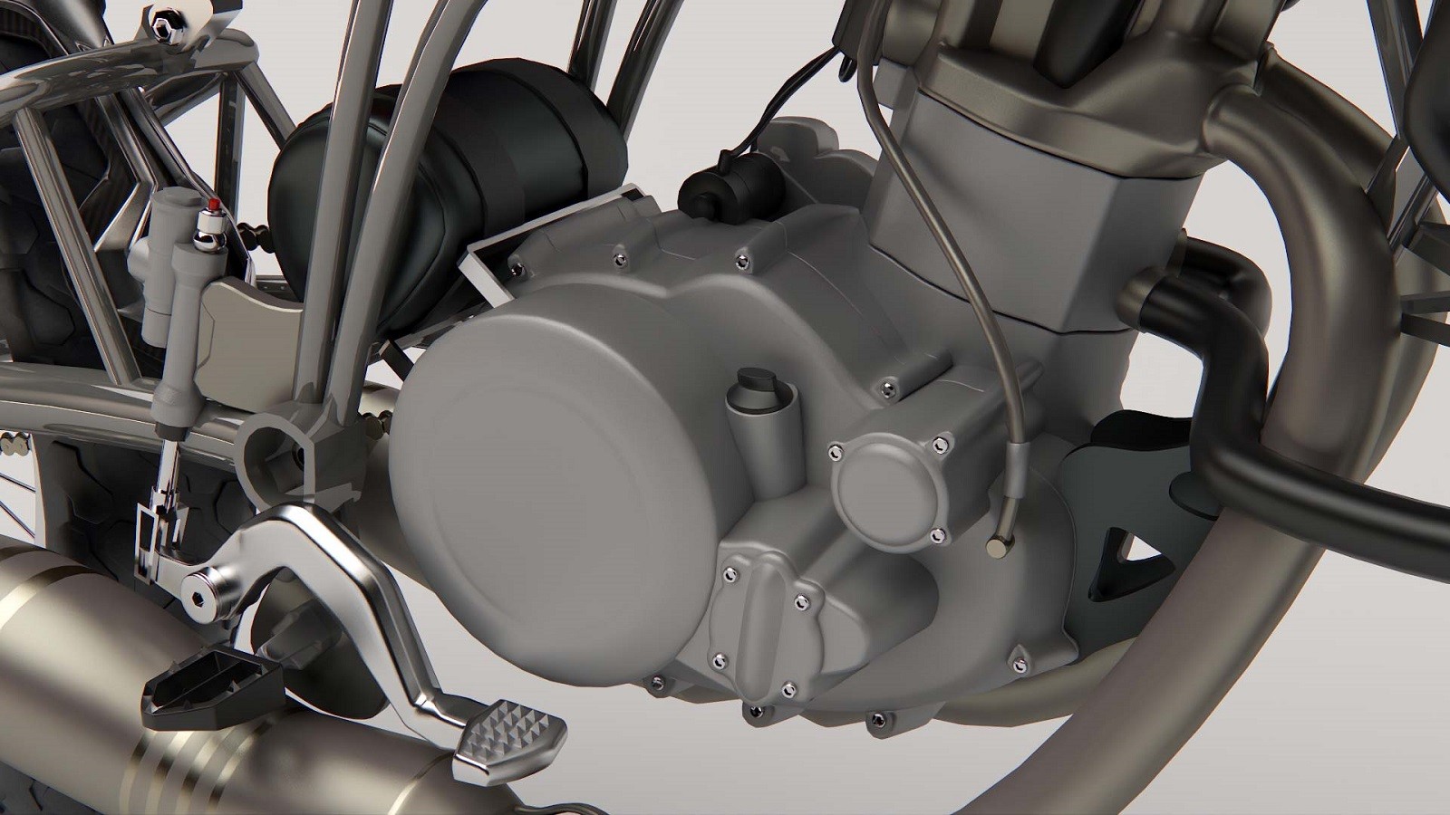 Retro Racer Spitfire Six – Ultra HD 3D Motorcycle Model by N/A