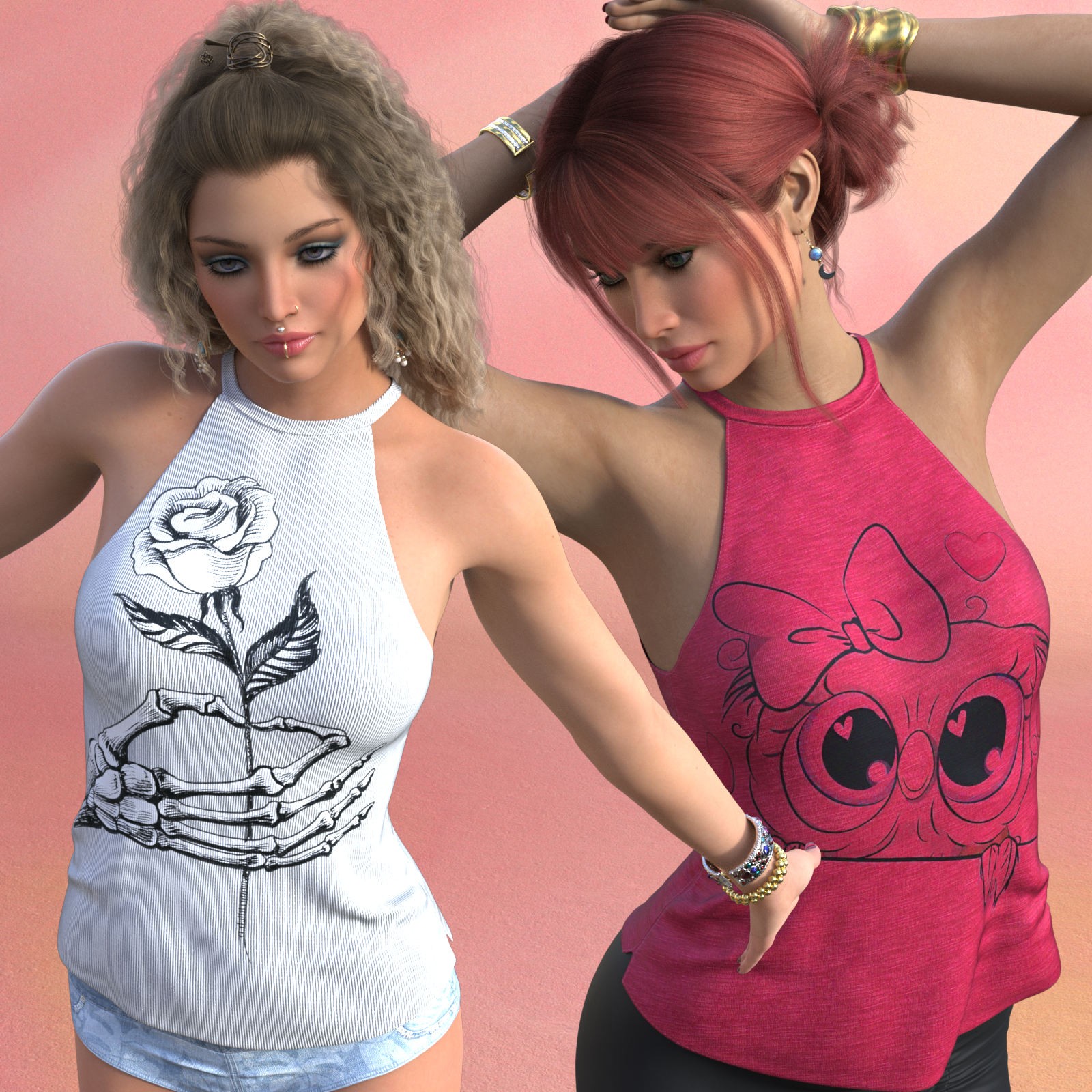 DA-SweetHeart for dForce Casual Halter G8FG8.1F G9 by Sveva by N/A