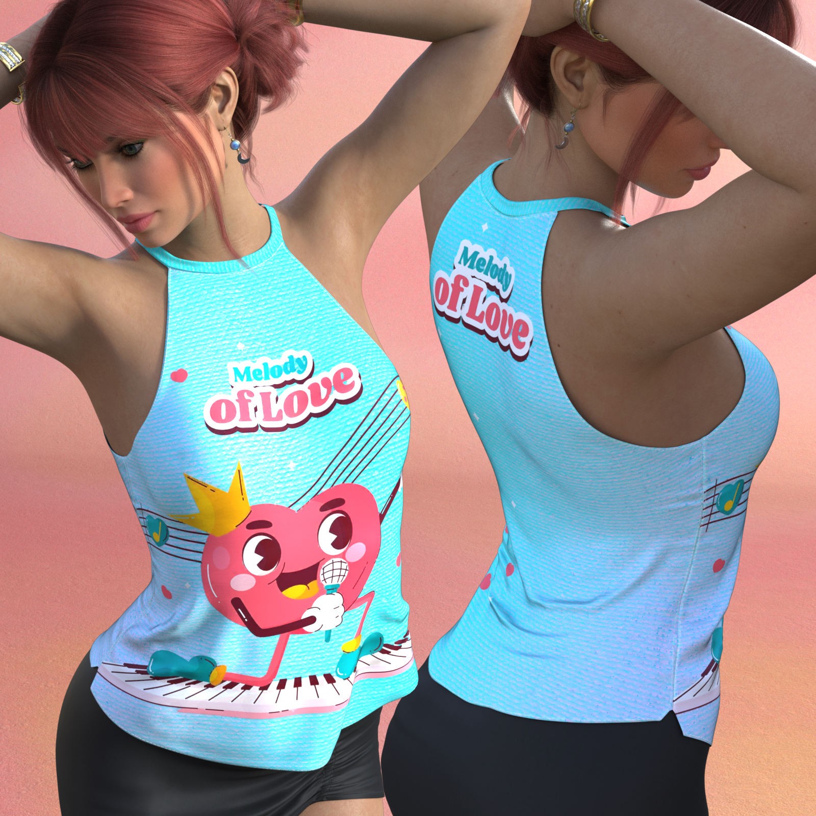 DA-SweetHeart for dForce Casual Halter G8FG8.1F G9 by Sveva by N/A