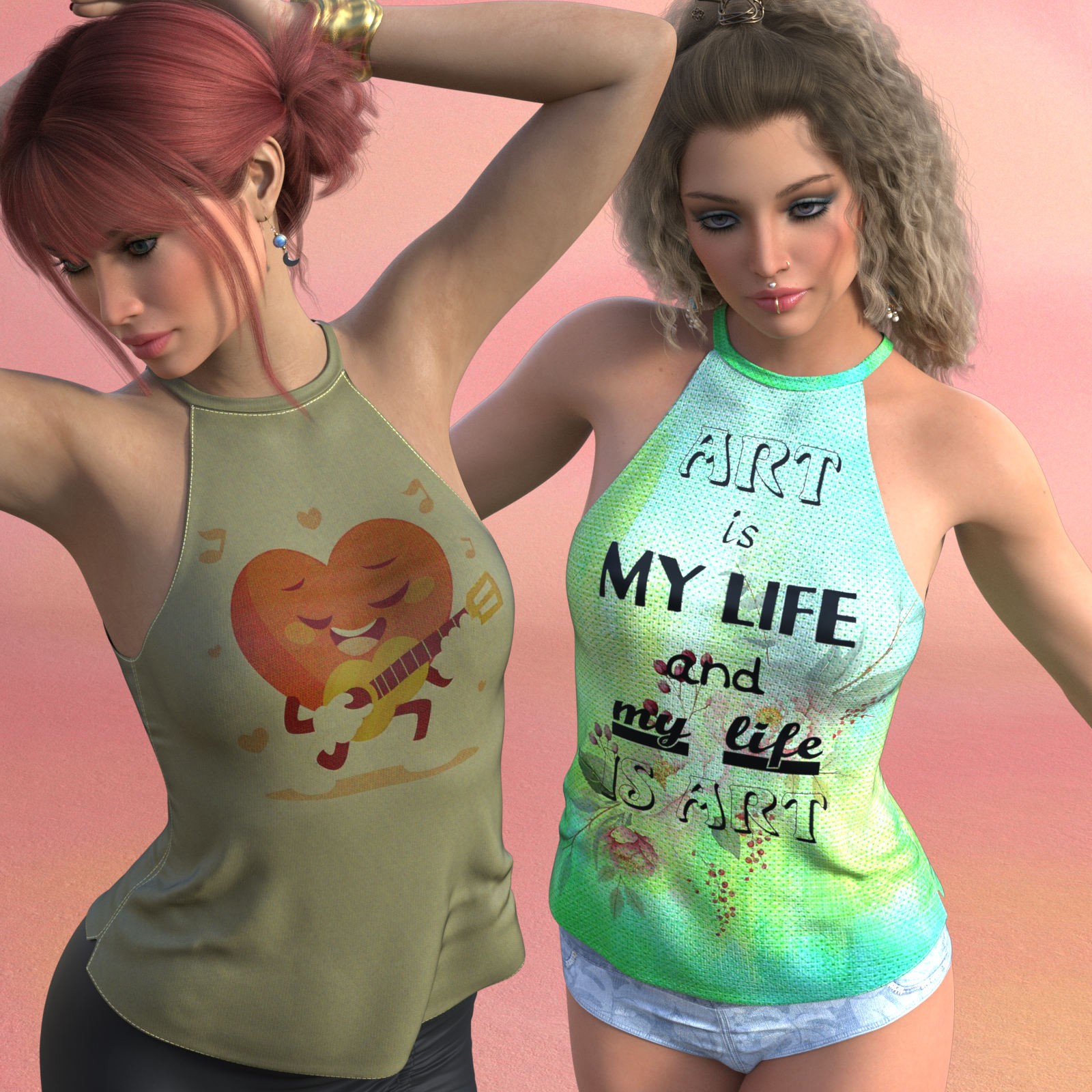DA-SweetHeart for dForce Casual Halter G8FG8.1F G9 by Sveva by N/A