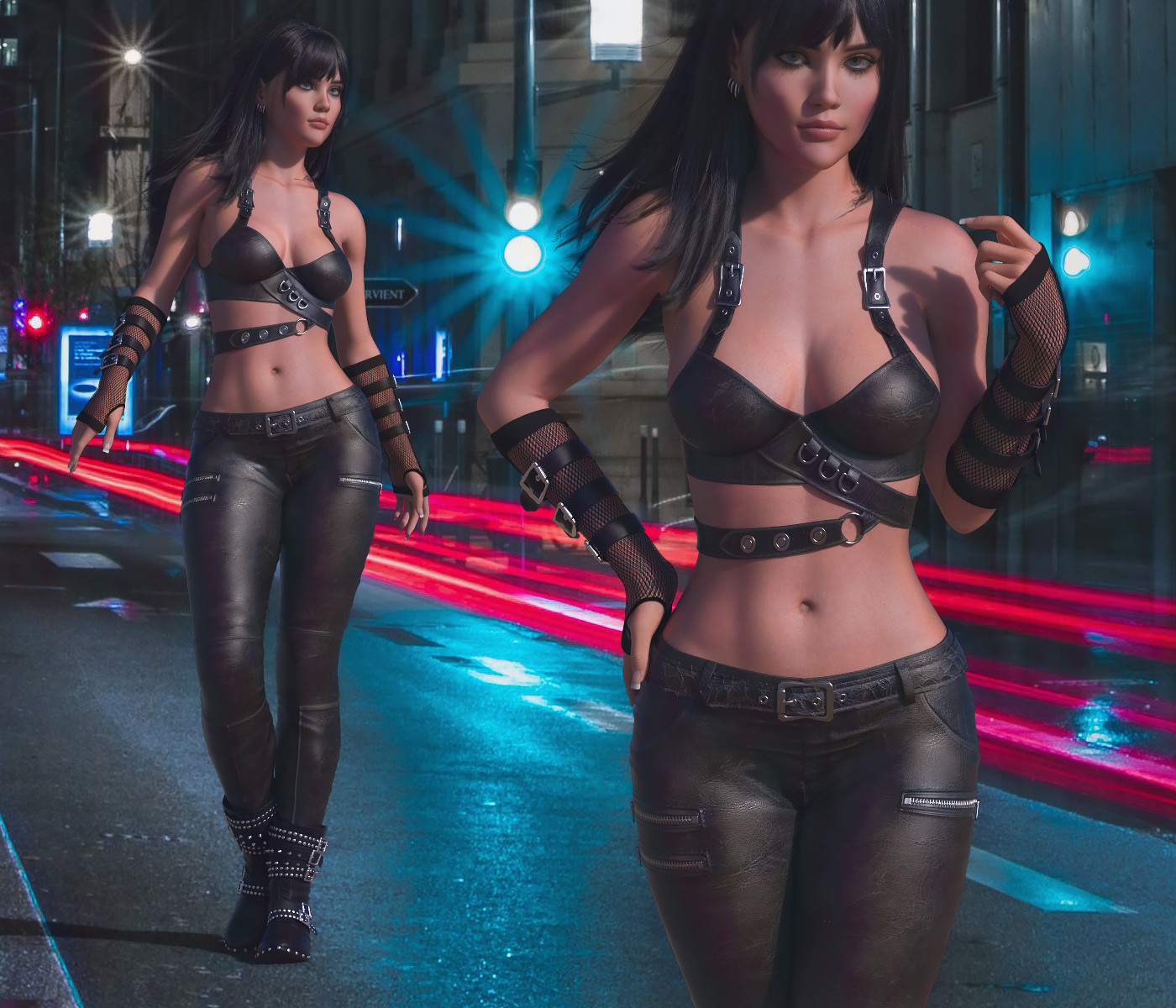 Rebel Leather for G8/8.1 Females by N/A