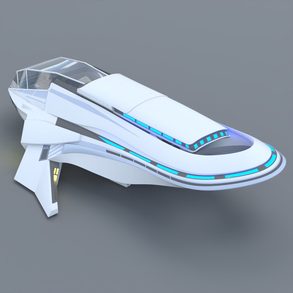 Wilbur Shuttle for Poser by N/A