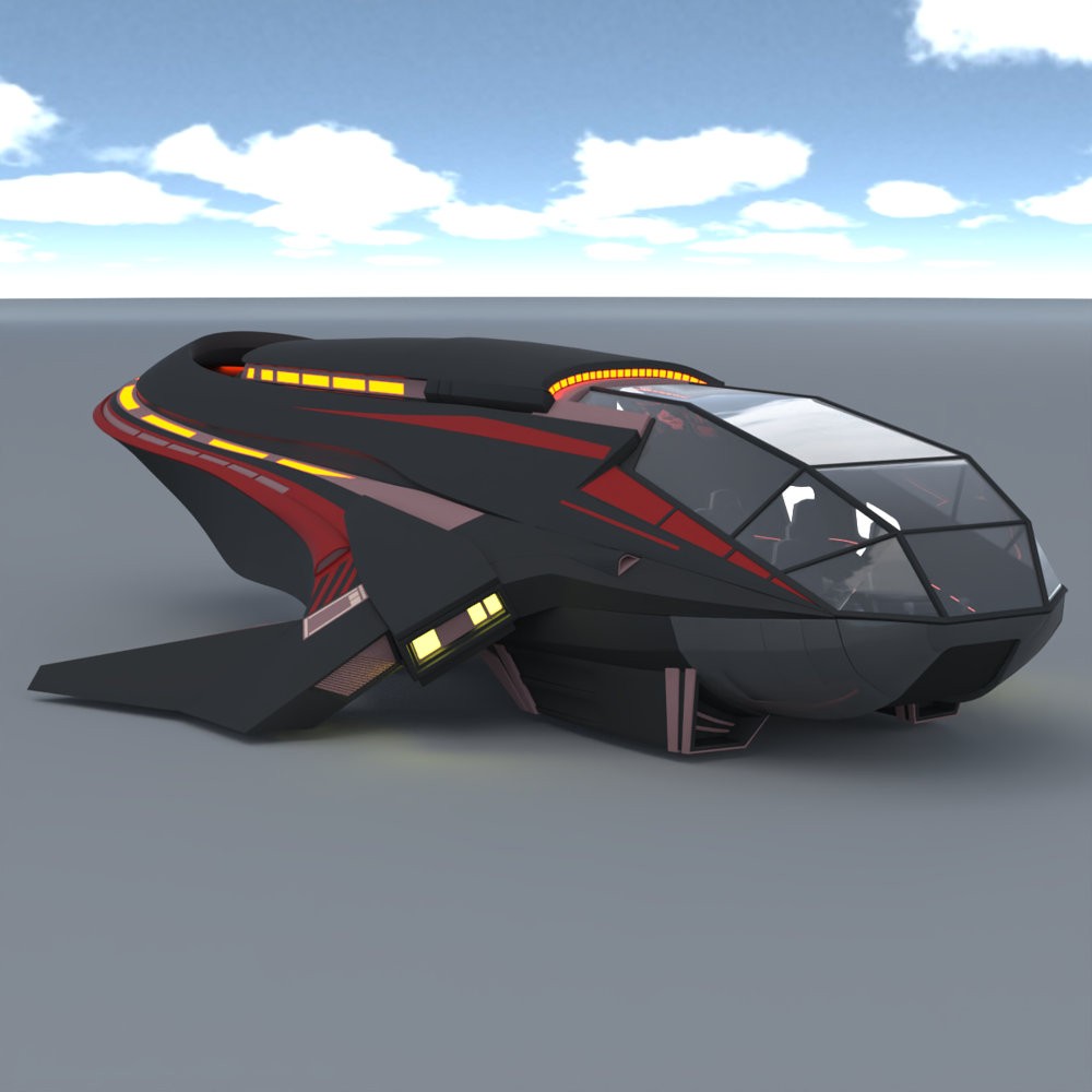 Wilbur Shuttle for Poser by N/A