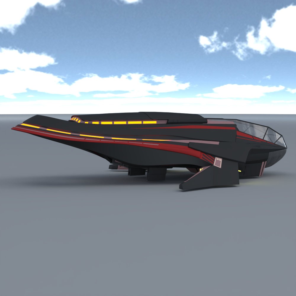 Wilbur Shuttle for Poser by N/A
